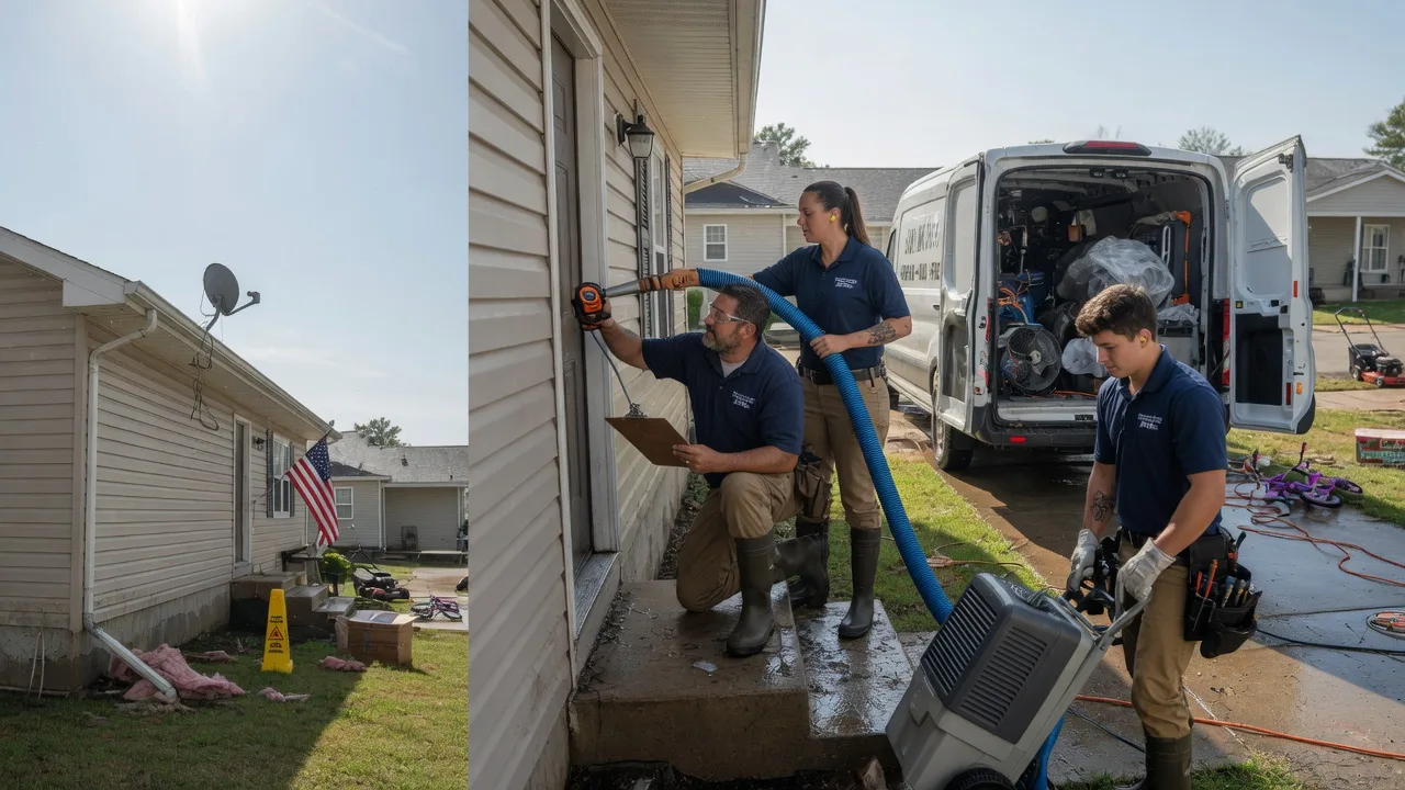 Ceiling Water Damage Restoration in Kent, IL near me